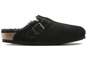 Birkenstock Boston Shearling Suede Black