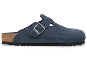 Birkenstock Boston Soft Footbed Suede Leather New Navy Tonal - authentic Birkenstock sneakers