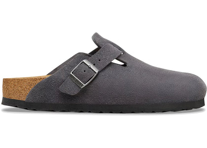 Birkenstock Boston Suede Charcoal - authentic Birkenstock sneakers