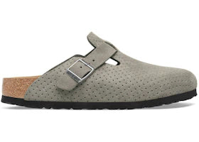 Birkenstock Boston Suede Embossed Dotted Stone Coin - authentic Birkenstock sneakers