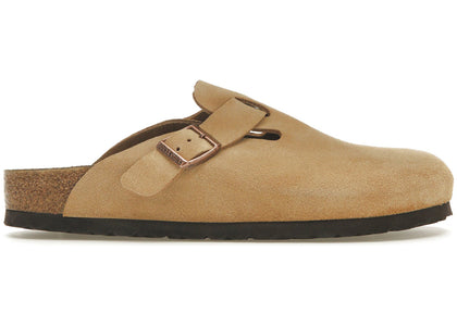 Birkenstock Boston Suede Latte Cream - authentic Birkenstock sneakers