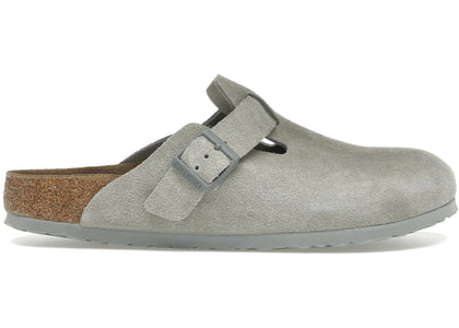 Birkenstock Boston Suede Stone Coin - authentic Birkenstock sneakers