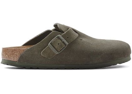 Birkenstock Boston Suede Thyme - authentic Birkenstock sneakers