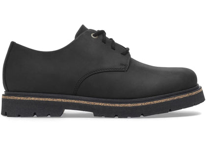 Birkenstock Highwood Lace Low Oiled Leather Black - authentic Birkenstock sneakers