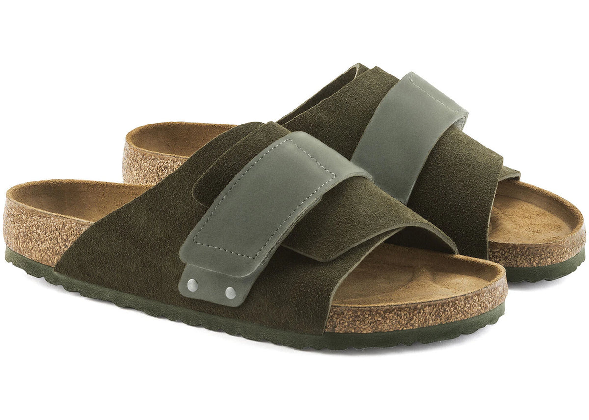 Birkenstock Kyoto Suede Thyme Green - vue secondaire B