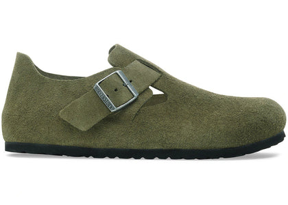 Birkenstock London Suede Leather Thyme - authentic Birkenstock sneakers