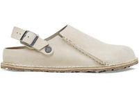 Birkenstock Lutry Premium Suede Eggshell