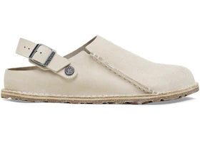 Birkenstock Lutry Premium Suede Eggshell