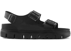 Birkenstock Milano Chunky Leather Black (Narrow Fit) - authentic Birkenstock sneakers