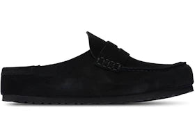 Birkenstock Naples Wrapped Suede Leather Black