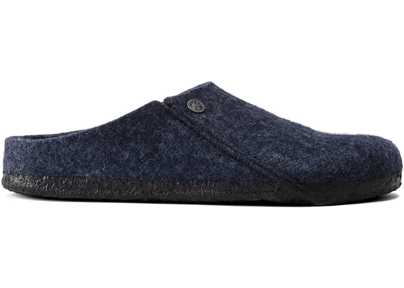 Birkenstock Zermatt Shearling Clog Wool Felt Dark Blue - vue 360