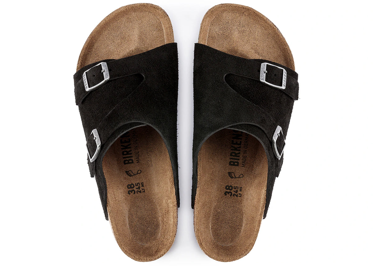 Birkenstock Zurich Suede Black - vue secondaire B