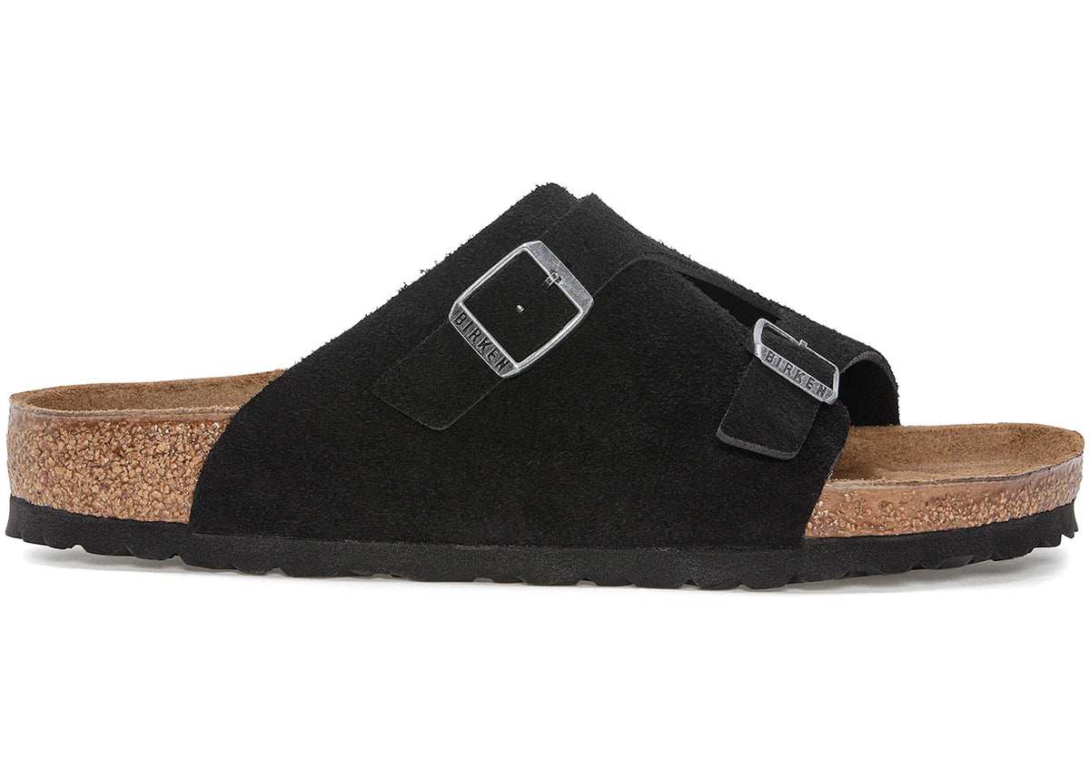 Birkenstock Zurich Suede Black - vue 360