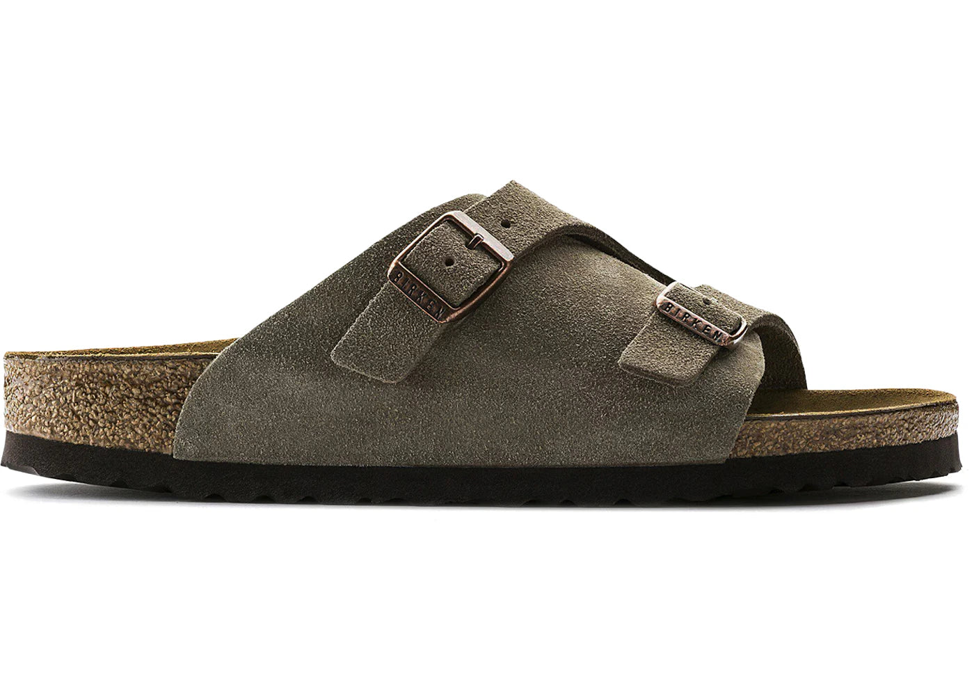 Birkenstock Zürich Suede Leather Taupe - vue 360