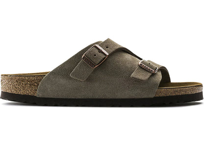 Birkenstock Zürich Suede Leather Taupe - authentic Birkenstock sneakers