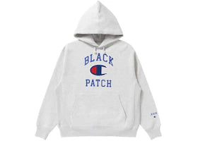 BlackEyePatch x Champion Reverse Wave Hoodie Silver Grey