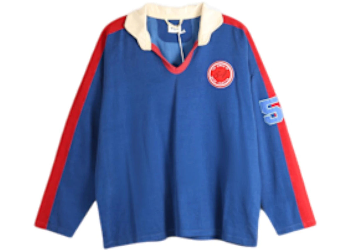 Bode Lakewood Polo Shirt Blue - vue secondaire A