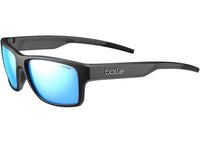 Bolle Dark Black Crystal / Sky Blue Polarized (BS043008-FR) Bolle Status Sunglasses Dark Black Crystal / Sky Blue Polarized (BS043008-FR)