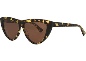 Bottega Veneta Cat Eye Sunglasses Havana/Havana/Brown (BV1018S-30008309-002) - authentic Bottega Veneta product