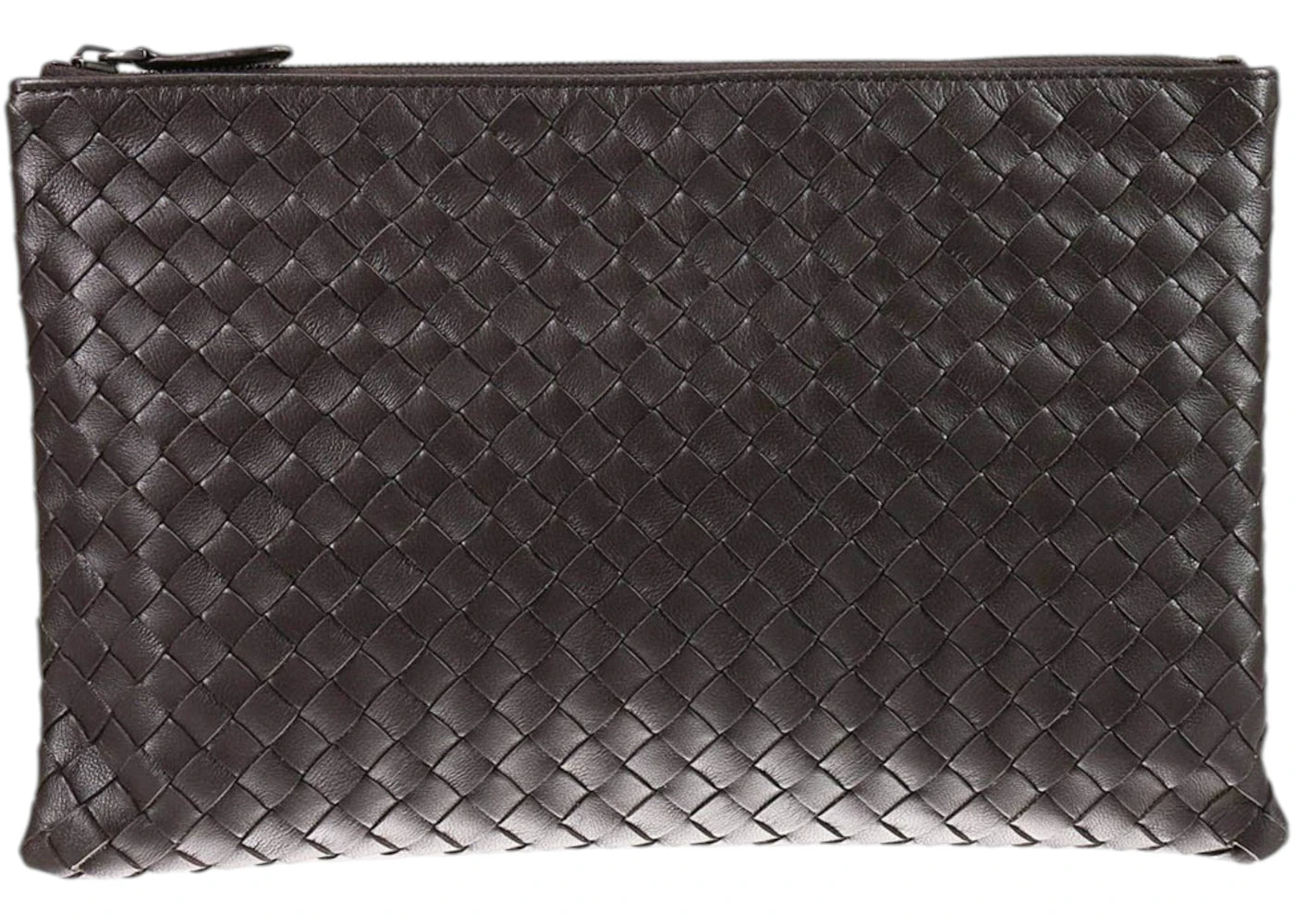 Bottega Veneta Intrecciato Nappa Pouch Dark Brown - vue 360