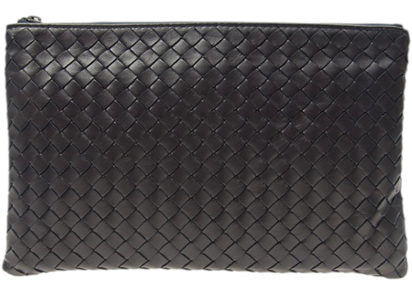 Bottega Veneta Lambskin Clutch Bag Dark Blue/Navy - vue 360