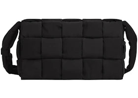 Bottega Veneta Padded Tech Cassette Crossbody Bag Maxi Black - vue 360
