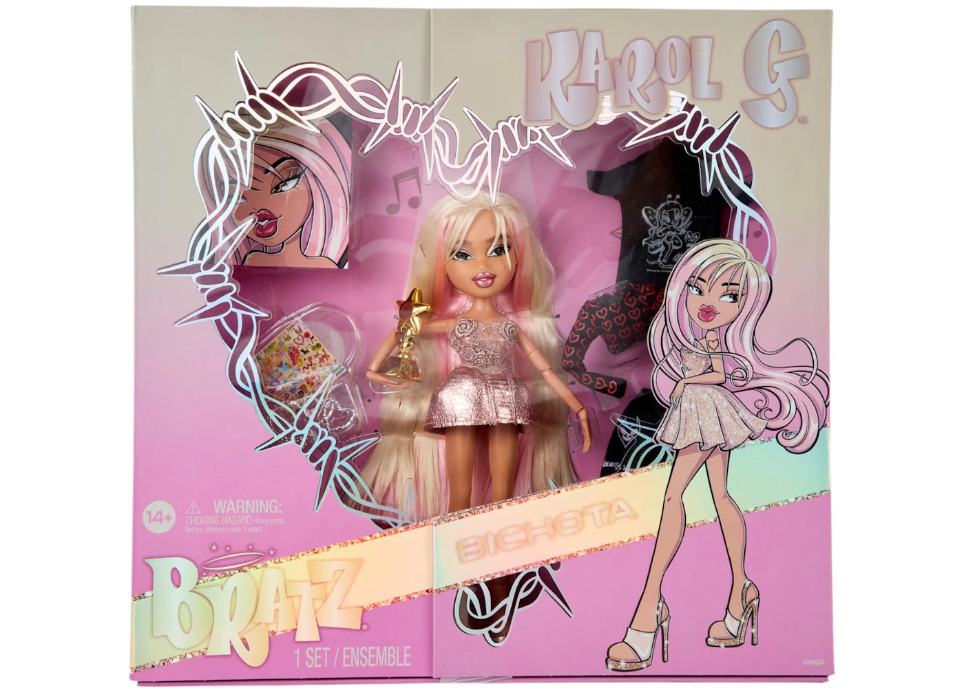Bratz x Karol G Doll - vue 360