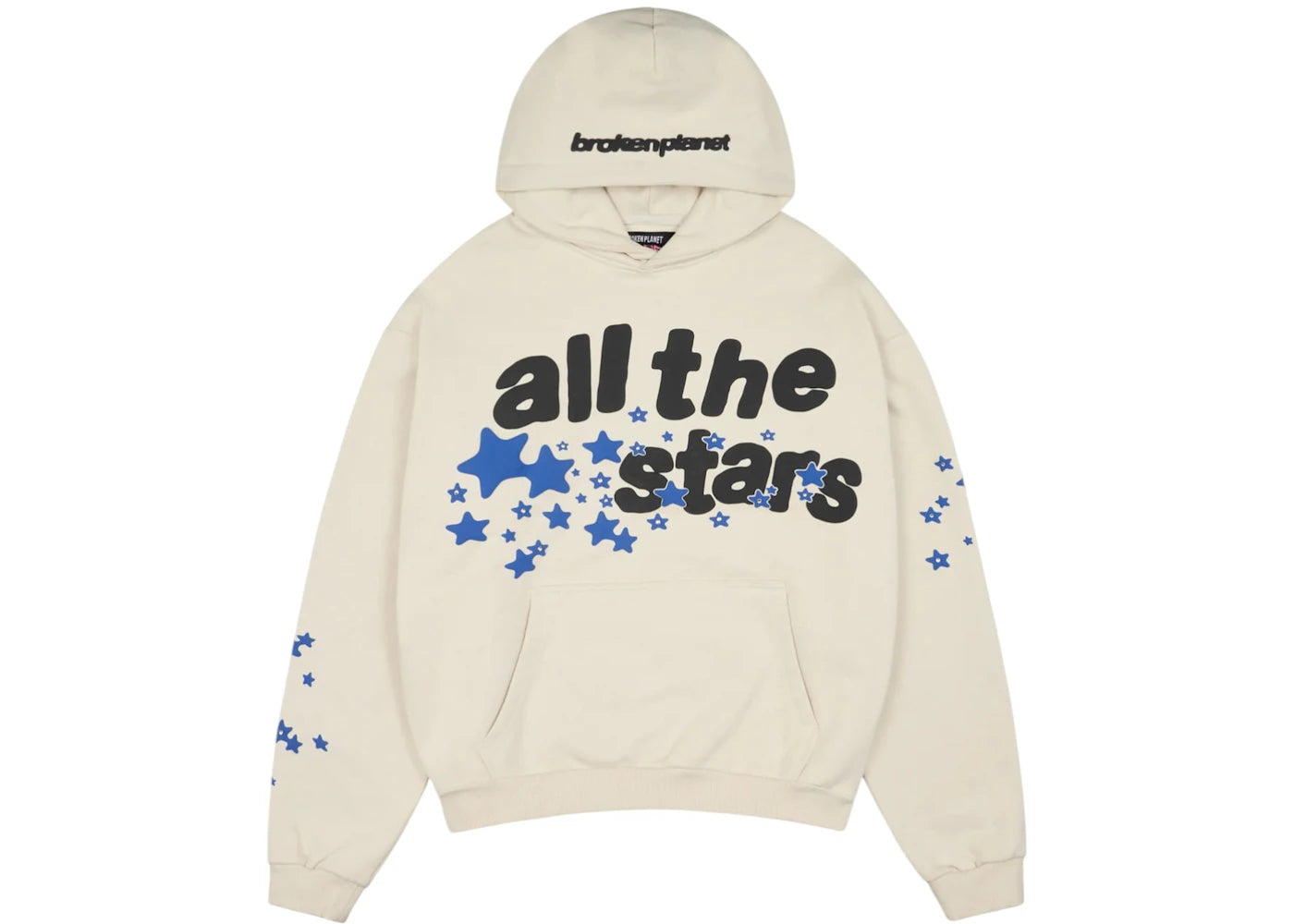 Broken Planet All The Stars Hoodie Ivory White - vue secondaire A