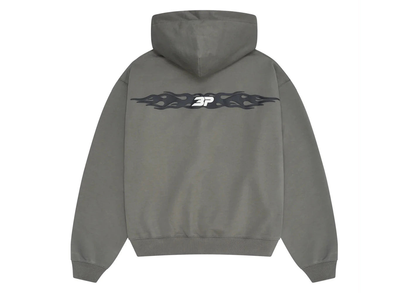 Broken Planet Chaos Hoodie Gunmetal Grey - vue secondaire B