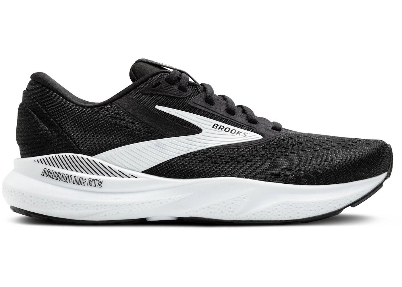 Brooks Adrenaline GTS 24 Black White - vue 360