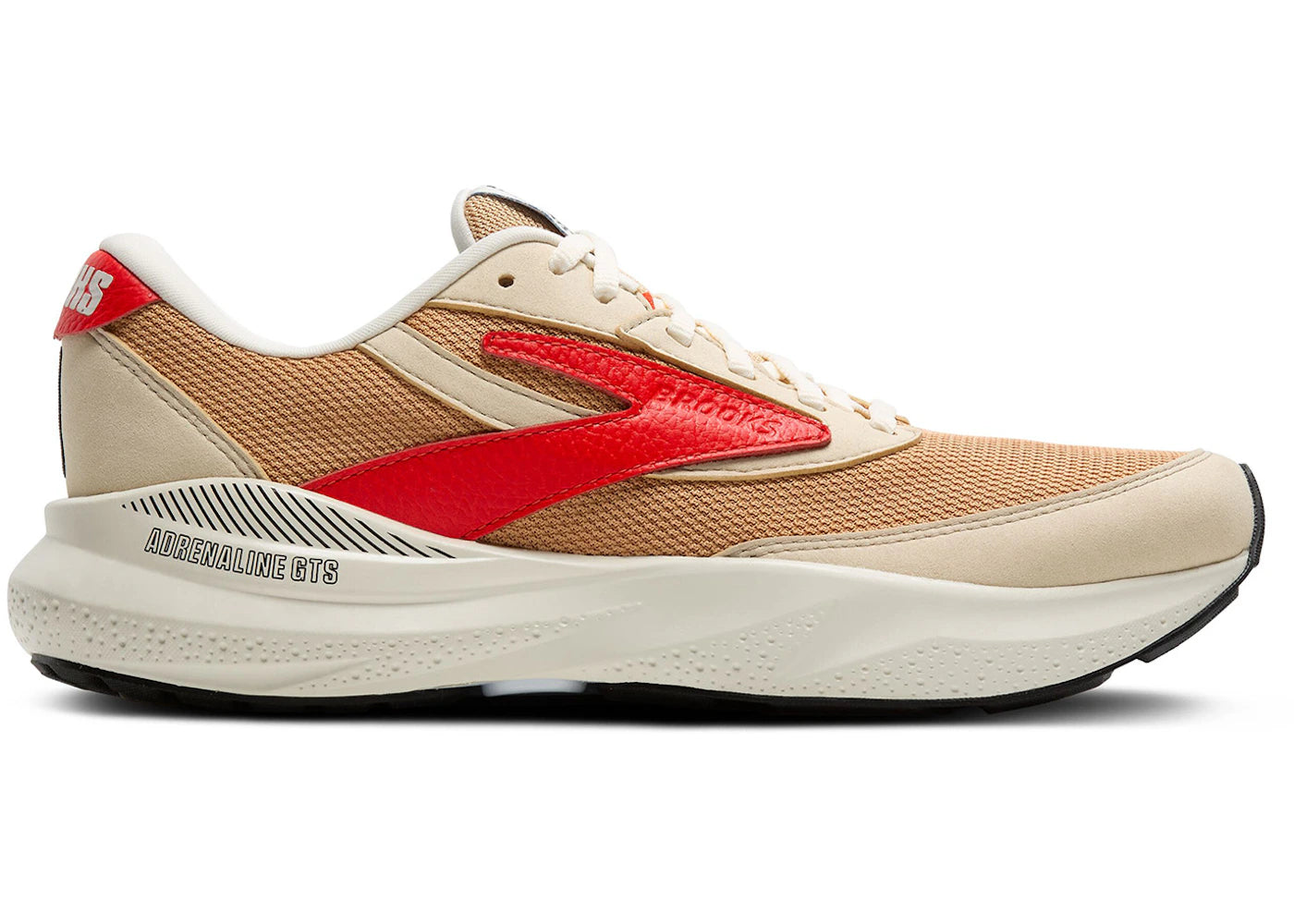 Brooks Adrenaline GTS 24 Taffy Cherry Tomato Black - vue 360
