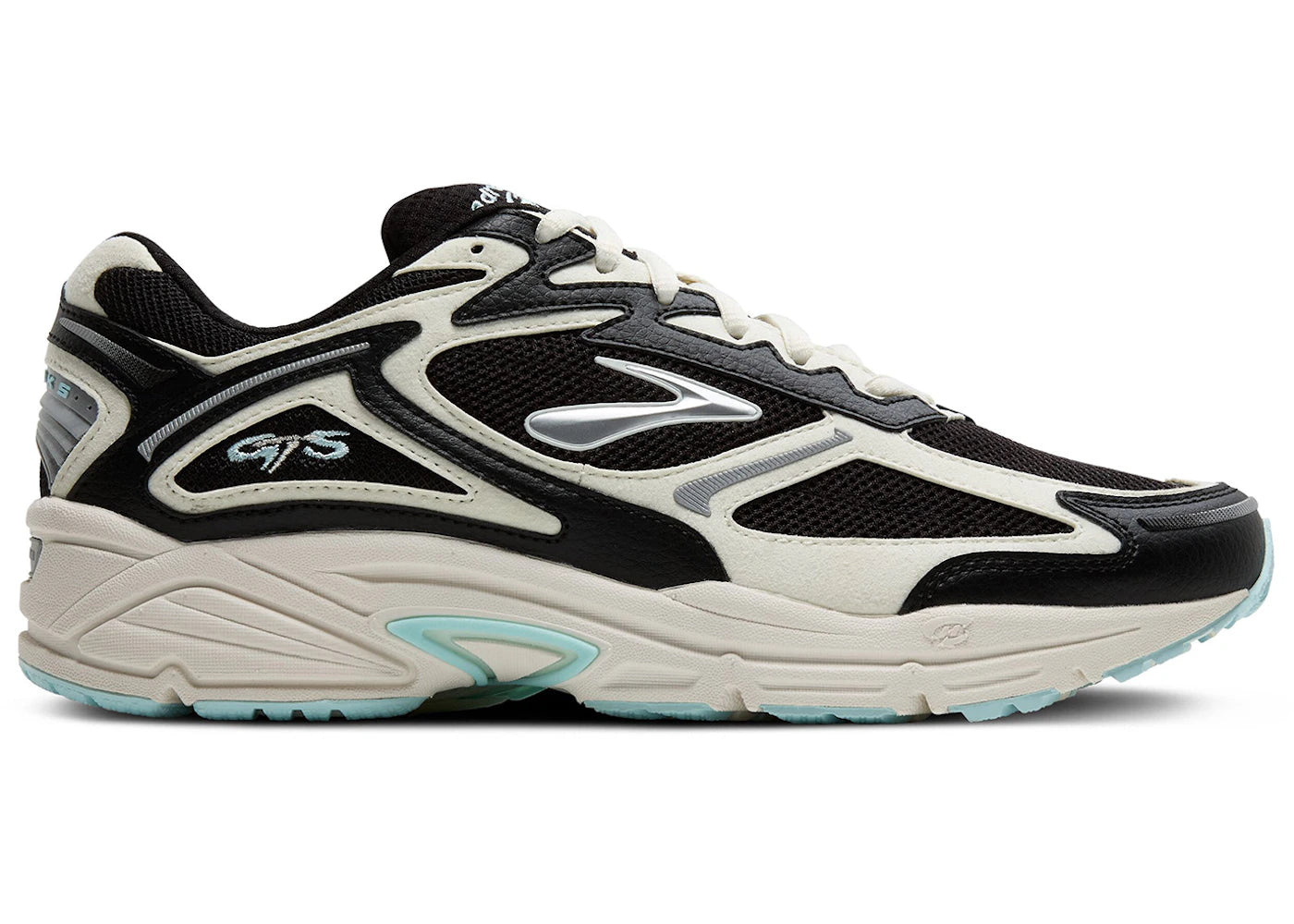 Brooks Adrenaline GTS 4 Black Coconut Silver - vue 360
