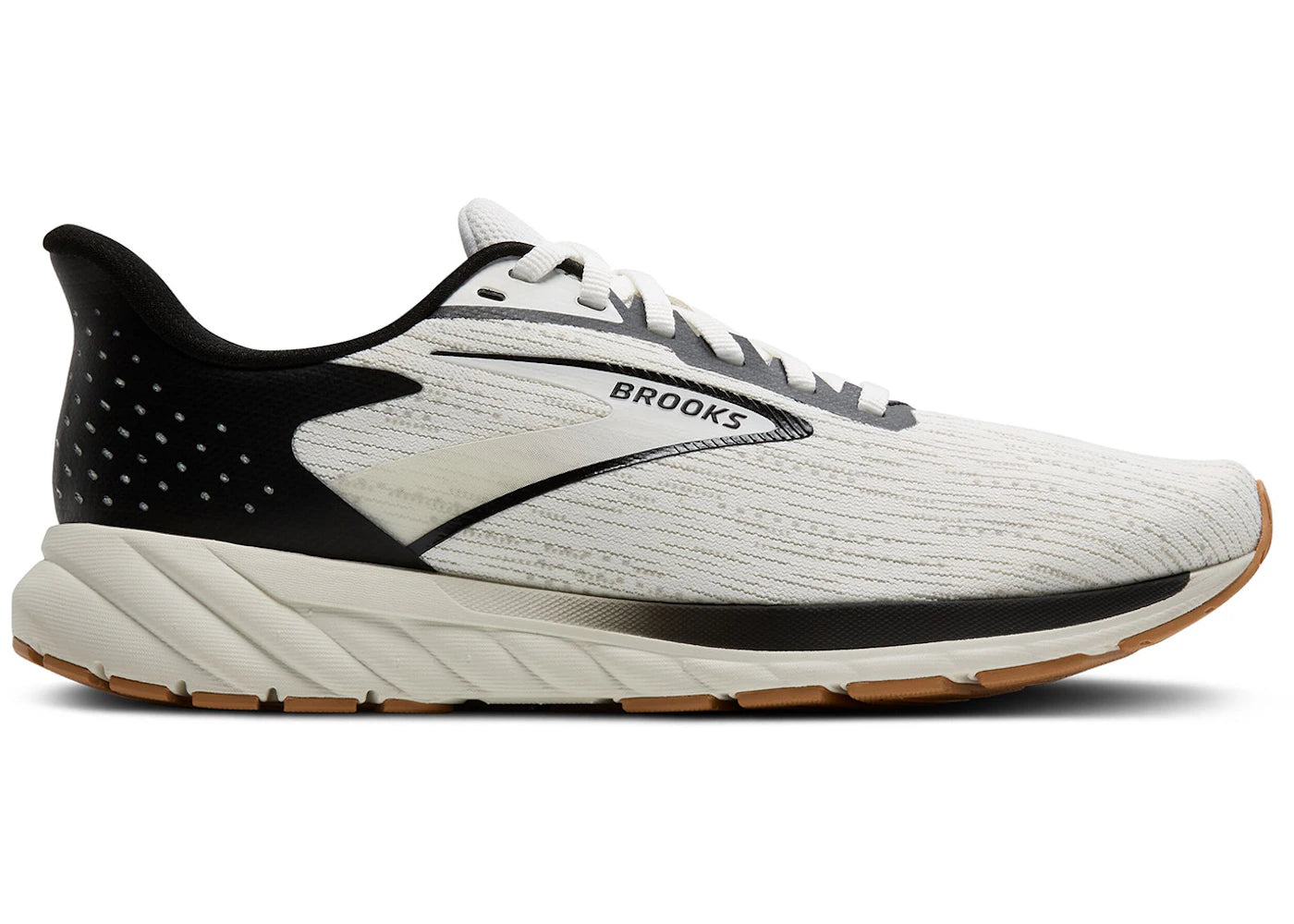 Brooks Anthem 7 Weiß Schwarz Hellbraun - vue 360