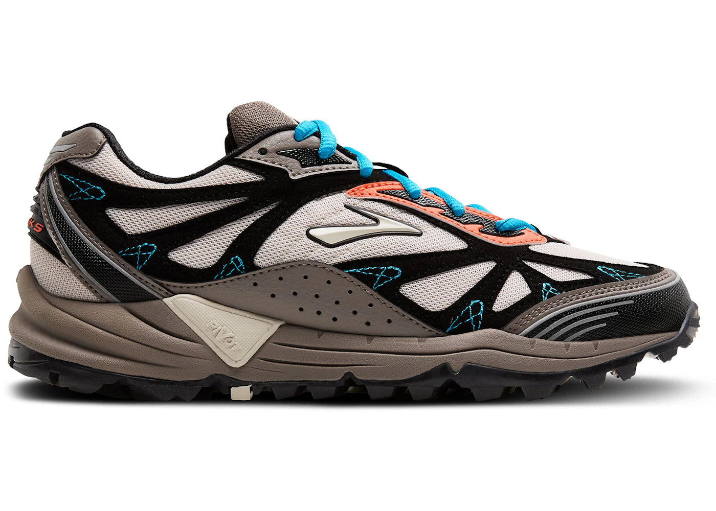 Brooks Cascadia 1 Moonbeam Black Camellia - vue 360