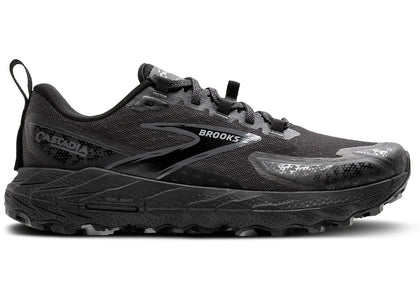 Brooks Cascadia 18 Black Blackened Pearl Grey - authentic Brooks sneakers