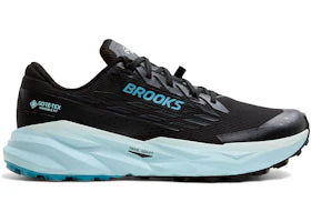 Brooks Cascadia 19 Gore-Tex Black Ebony Blue Flower (Women's) - vue 360