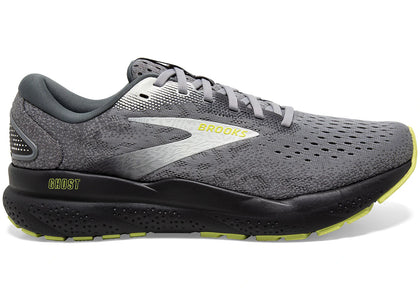 Brooks Ghost 16 Primer Grey Lime - authentic Brooks sneakers