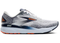 Brooks Ghost 16 White Peacoat Orange