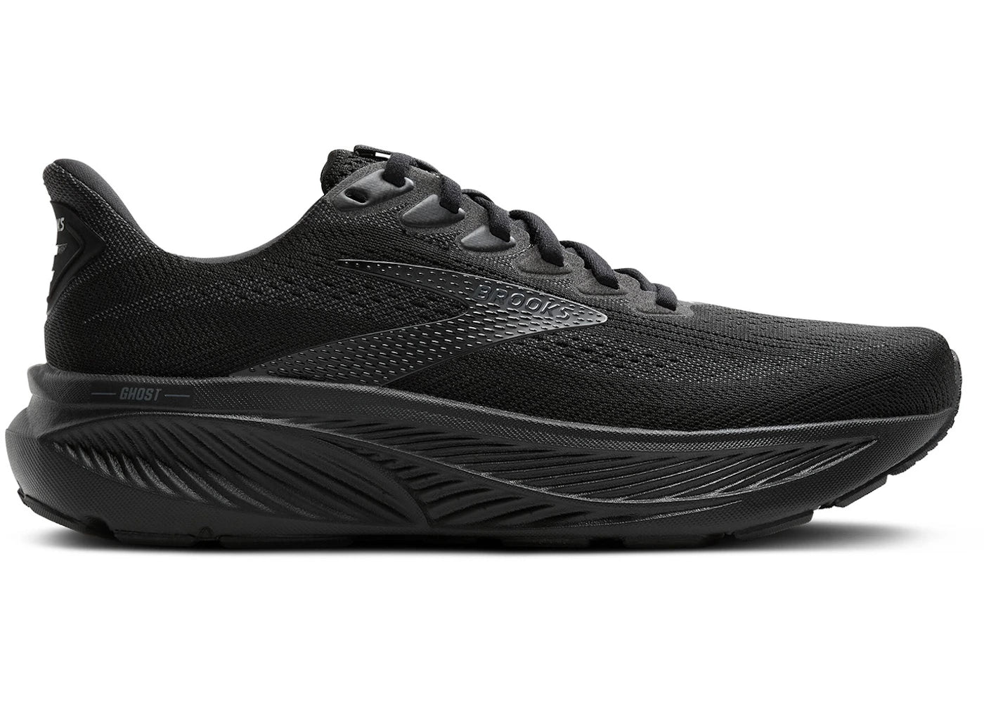 Brooks Ghost 17 Schwarz Ebony - vue 360