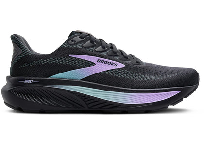 Brooks Ghost 17 Grey Clearwater Purple (Women's) - authentic Brooks sneakers