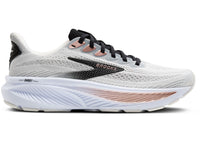 Brooks Ghost 17 Weiß Schwarz Roségold (Damen)