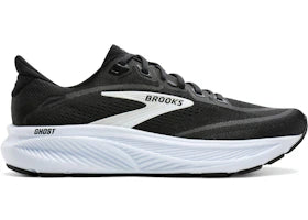 Brooks Ghost 18 Black Grey White - vue 360