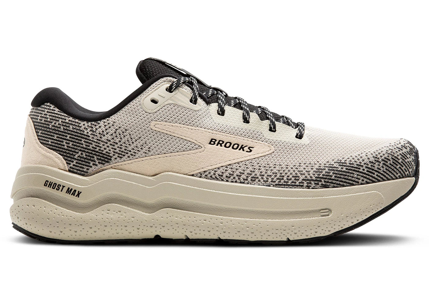Brooks Ghost Max 2 Pelican Pelican Black - vue 360