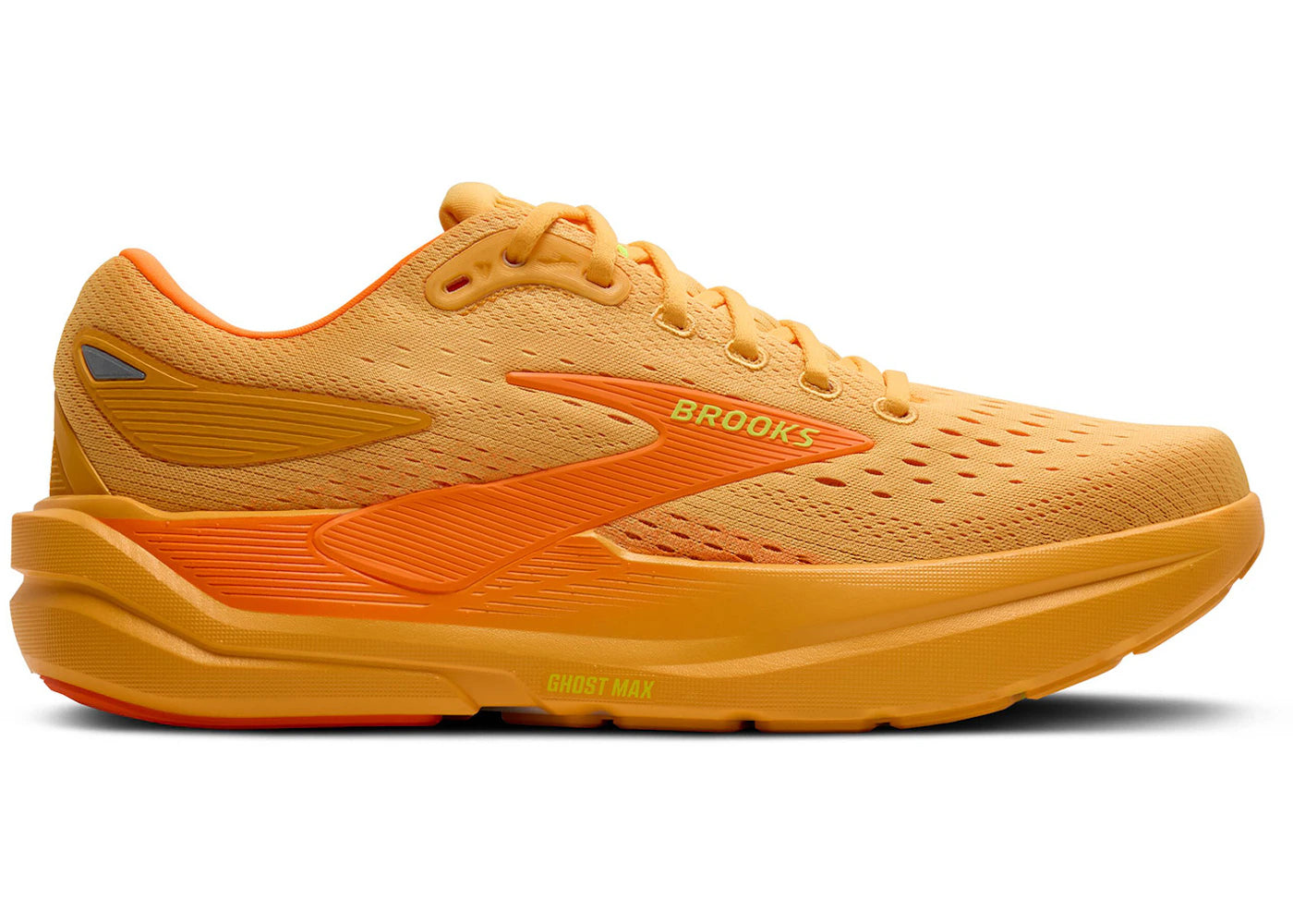 Brooks Ghost Max 3 Orange Schockierend Orange Excalibur - vue 360