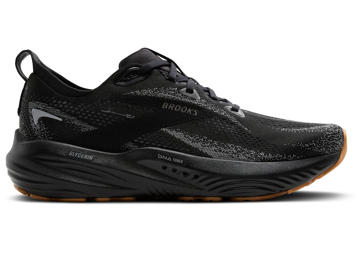 Brooks Glycerin 22 Black Primer Grey Biscuit - vue 360
