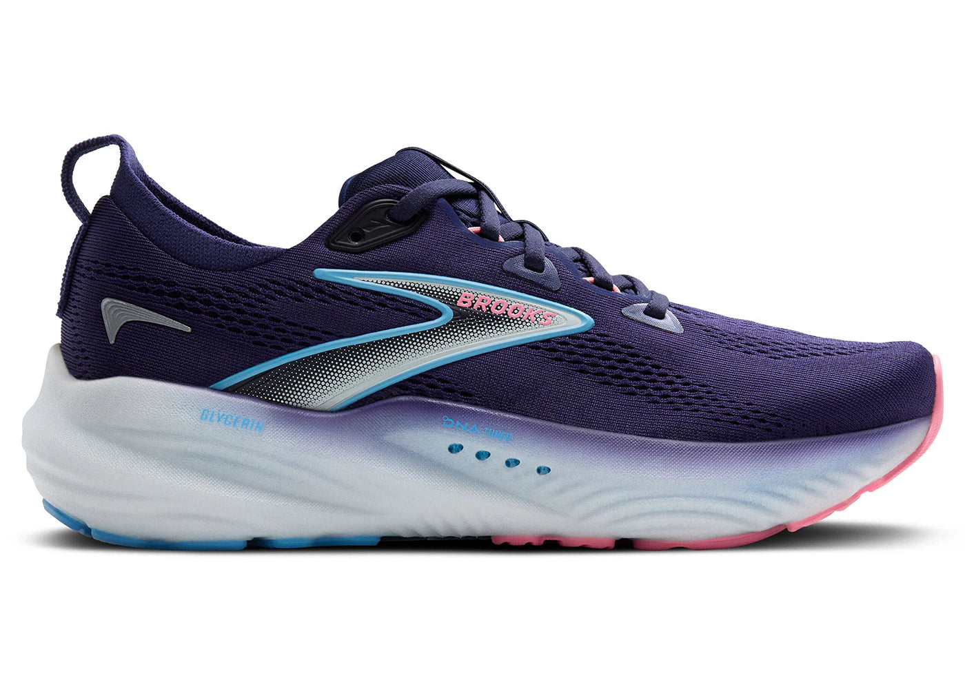 Brooks Glycerin 22 Blue Ribbon Peacoat Dianthus (Women's) - vue 360