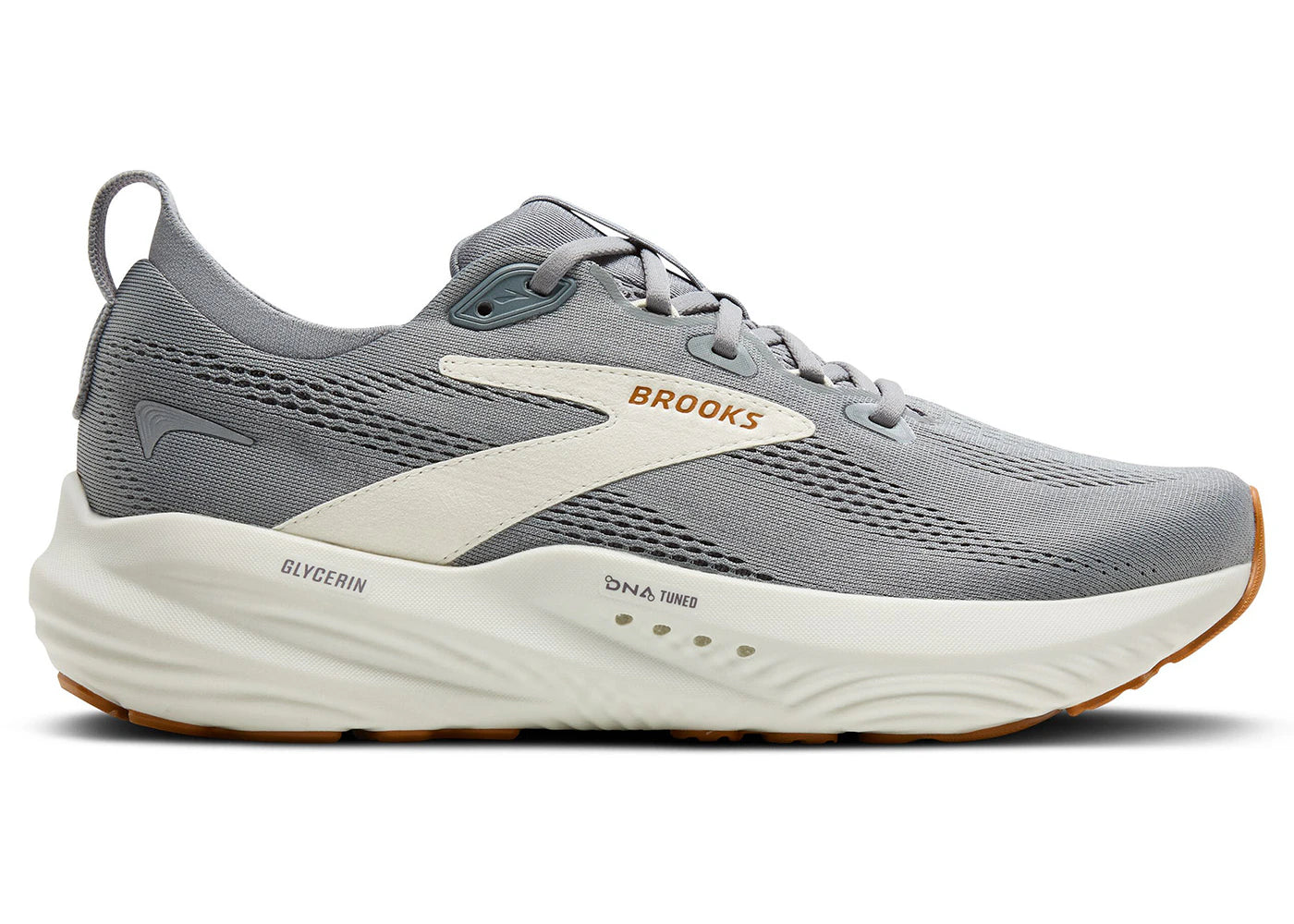 Brooks Glycerin 22 Primer Grey Honey Ginger - vue 360