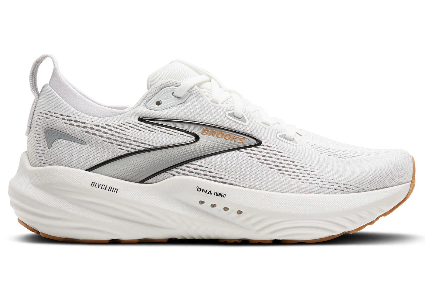 Brooks Glycerin 22 White Grey Black Gum (Women's)