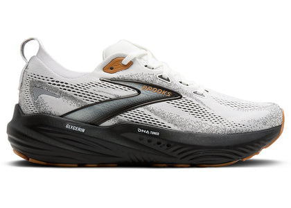 Brooks Glycerin 22 White Grey Black Gum - authentic Brooks sneakers