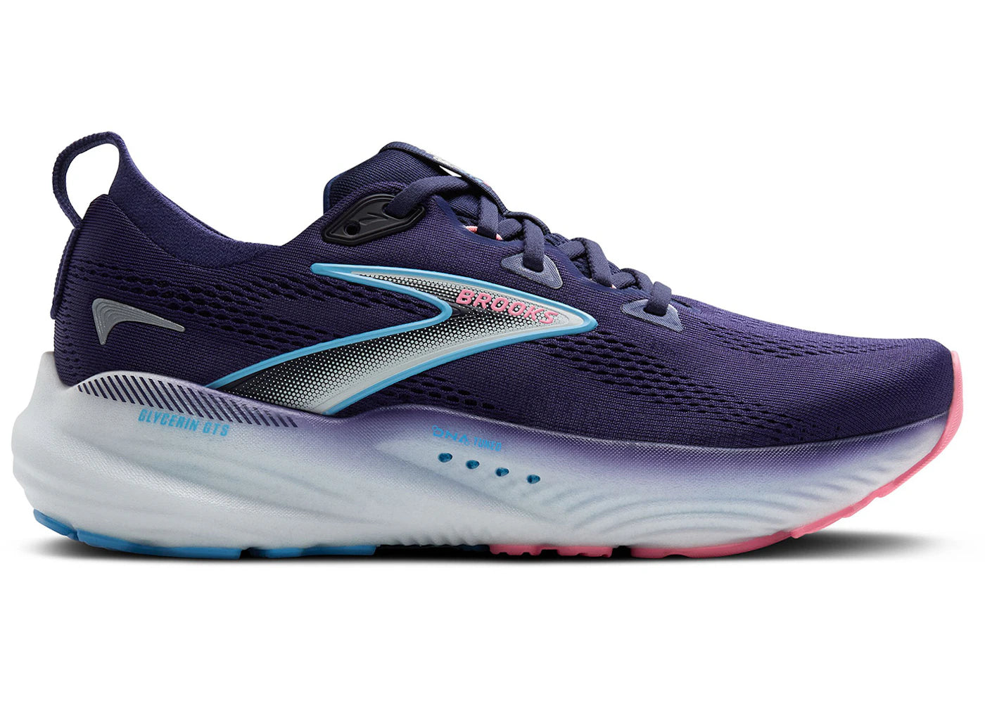 Brooks Glycerin GTS 22 Blue Ribbon Peacoat Dianthus (Damen) - vue 360